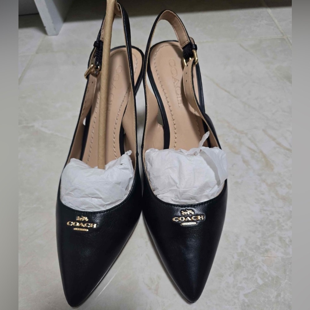 Coach Black Heels